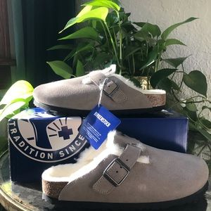 NIB Birkenstock Boston shearling size 39